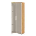 Dielenschrank Alavere I Taupe / Eiche Bianco