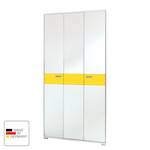 Armoire de vestibule Bolton II Blanc / Jaune soleil