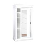 Armoire de vestibule Carlone Pin massif Blanc - Blanc