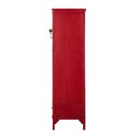 Dielenschrank China Town Mango teilmassiv - Rot