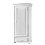 Meuble d'entrée Friedrich I Bois massif Blanc antique Porte en bois