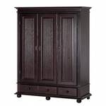 Armoire de vestibule Friedrich III Pin massif style colonial 3 portes