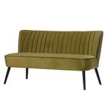 Diningsofa Melina (2-Sitzer) Microfaser - Grün