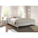 Tweepersoonsbed Ambrosia hoogglans wit - 180 x 200cm - Zonder verlichting