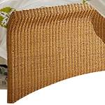 Tweepersoonsbed Bryne rotan - Beige - 140 x 200cm