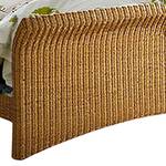 Tweepersoonsbed Bryne rotan - Beige - 180 x 200cm