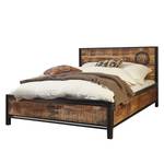 Tweepersoonsbed Iron massief mangohout