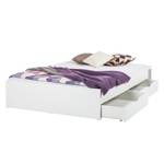 Lit double KiYDOO smart I Blanc alpin - 140 x 200cm