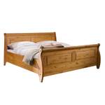 Doppelbett Zillertal Kiefer massiv - 180 x 200 cm - Honig