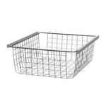 Drahtkorb Soft Smart II (ausziehbar) Grau - Metall - 46 x 18 x 50 cm