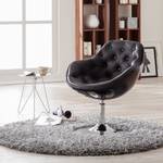 Fauteuil cocktail pivotant Apia Noir