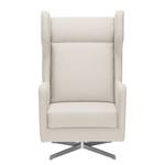 Draaifauteuil Bucoli geweven stof - Licht beige