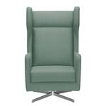 Draaifauteuil Bucoli geweven stof - Zeegroen