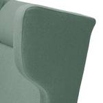 Draaifauteuil Bucoli geweven stof - Zeegroen