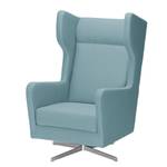 Fauteuil pivotant Bucoli Tissu - Gris menthe