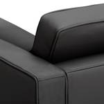 Fauteuil pivotant Chelsea Cuir véritable Cuir véritable Gad : Anthracite