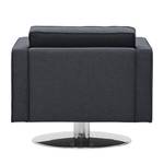 Fauteuil pivotant Chelsea Tissu Tissu Milan : Anthracite