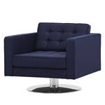 Fauteuil pivotant Chelsea Tissu Tissu Milan : Bleu foncé