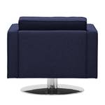 Fauteuil pivotant Chelsea Tissu Tissu Milan : Bleu foncé