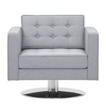 Fauteuil pivotant Chelsea Tissu Tissu Milan : Gris clair