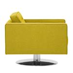 Fauteuil pivotant Chelsea Tissu Tissu Milan : Jaune