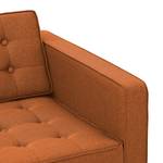 Fauteuil pivotant Chelsea Tissu Tissu Milan : Marron rouille