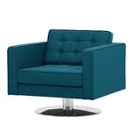 Draaifauteuil Chelsea geweven stof Stof Ramira: Turquoise