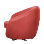 Fauteuil pivotant Marvin Imitation cuir - Rouge