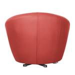 Draaifauteuil Marvin kunstleer - Rood