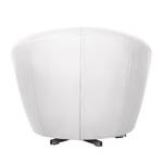 Fauteuil pivotant Marvin Imitation cuir - Blanc