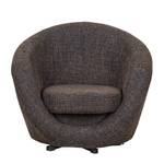 Draaifauteuil Marvin structuurstof - Bruin