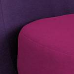 Draaifauteuil Marvin aubergine/roze geweven stof