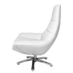 Draaifauteuil Oliver II echt leer - Wit