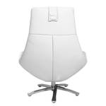 Draaifauteuil Oliver II echt leer - Wit