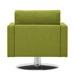 Draaifauteuil Portobello geweven stof Stof Ramira: Limegroen