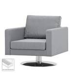 Draaifauteuil Portobello geweven stof Stof Ramira: ilverkleurig