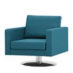 Fauteuil pivotant Portobello Tissu Tissu Ramira : Turquoise