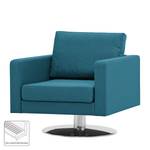 Draaifauteuil Portobello geweven stof Stof Ramira: Turquoise