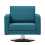 Draaifauteuil Portobello geweven stof Stof Ramira: Turquoise