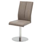 Chaises pivotantes Sayreville (lot de 2) Taupe