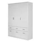 Armoire à portes battantes Bremen Blanc alpin - 181 cm - 4 portes