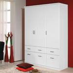 Armoire à portes battantes Bremen Blanc alpin - 181 cm - 4 portes