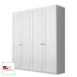 Armoire à portes pivotantes Agnetha Blanc alpin - Largeur : 181 cm