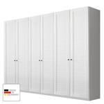 Armoire à portes pivotantes Agnetha Blanc alpin - Largeur : 270 cm