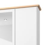 Armoire à portes battantes Annett II Blanc alpin / Frêne de Coimbra - Largeur : 226 cm - 5 portes