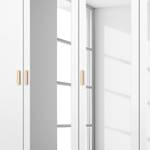 Armoire à portes battantes Annett II Blanc alpin / Frêne de Coimbra - Largeur : 226 cm - 5 portes