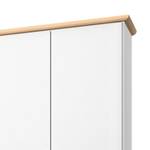 Armoire à portes battantes Annett II Blanc alpin / Frêne de Coimbra - Largeur : 271 cm - 6 portes