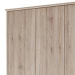 Draaideurkast Bright lichte San Remo eikenhouten look/hoogglans wit - Breedte: 270 cm - 6 deuren