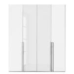 Drehtürenschrank Brooklyn XIII Alpinweiß / Hochglanz Weiß - 200 x 216 cm