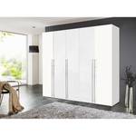 Drehtürenschrank Brooklyn XIII Alpinweiß / Hochglanz Weiß - 250 x 216 cm